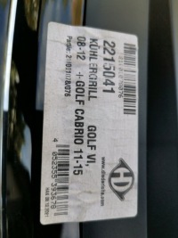 фото thumb №4, Решётка радиатора решётка радиатора решётка do volkswagen golf vi sed