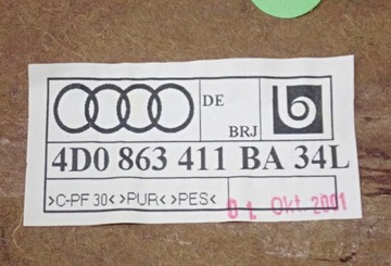 фото thumb №13, Полка задняя багажника audi s8 d2 4d0863411ba 34l