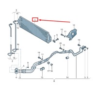 фото thumb №2, Audi q7 4l автоматическая трансмиссия oil кулер 7l0317021c
