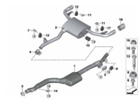 фото thumb №8, Хомут уплотнительная bmw f20 f21 f22 f25 x3 f26 x4 f30 f31 f36 f45 f48 x1