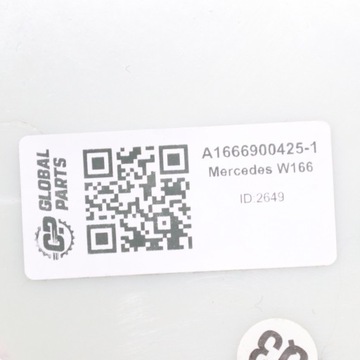 фото thumb №13, Mercedes w166 защита стойка b интерьера верхняя правая чёрная a1666900425