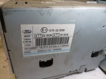 фото thumb №5, Радио заводские радиопроигрыватель cd ford focus mk2 ii оригинальный номер 8m5t18c815aa