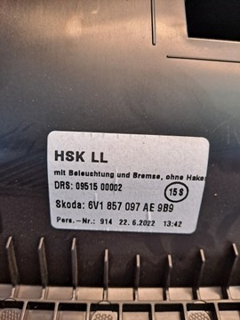 фото thumb №8, Бардачок панелі skoda fabia iii 6v1857097ae