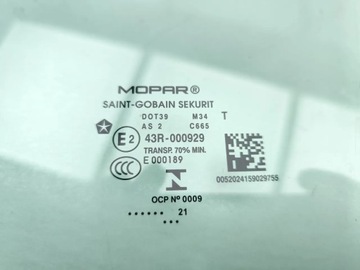 фото thumb №11, Jeep renegade стекло дверь передних перед левый 2021 suv 4/5dr e243r-000929