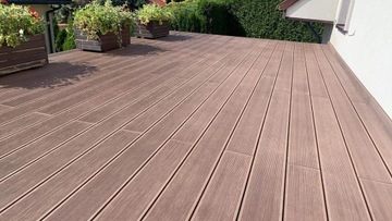 Listwa maskująca do deski tarasowej BERGDECK S140 Heban 2200x71x11mm