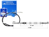 Купити Трос гальма ручного fiat multipla 1.6/1.6cng/1., фото thumb