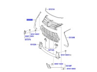 фото thumb №1, 52712-30120 права хромована молдинг na решітка радіатора передній бампера lexus gs