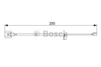 фото thumb №9, Датчик тормозные колодки ham. audi q7 bosch 1 987 473 013 контакт предупредительный,
