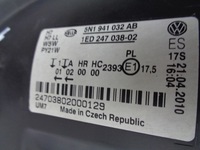 фото thumb №10, Лампа правая фара vw tiguan 5n 5n0 07-11