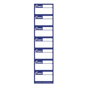 CENÓWKI SAMOPRZYLEPNE CF7 56x33mm 140szt ŻÓŁTE