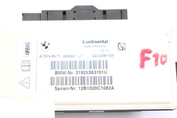 фото thumb №9, Bmw f10 f11 f30 f31 модуль подушка безпеки 65779253637