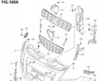 фото thumb №5, Suzuki splash 2012 - 2014 решётка решётка радиатора решётка радиатора