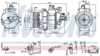 фото thumb №8, Nissens 890359 компрессор, кондиционер