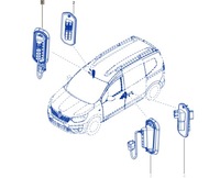 фото thumb №11, Контактор двері бокових правих renault kangoo iii 252160844r