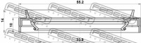 Сальник полуось febest к volvo s90 2.5 2.9 Недорого, фото thumb