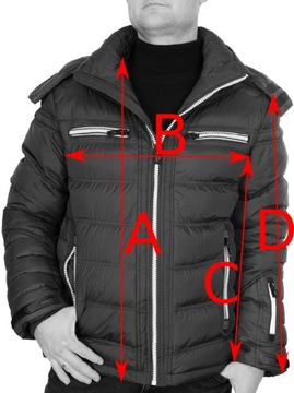 КУРТКА ЗИМНЯЯ МУЖСКАЯ AH55163G С УТЕПЛЕННЫМ ПУХОМ M