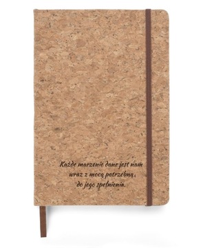 Dzień nauczyciela Notes A5 KOREK + GRAWER personalizowany