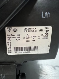 Фара левая фара full led porsche cayenne рестайлинг  14-17 7p5941035k Цена, фото thumb