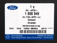 фото thumb №8, Воздуховод воздуха верхний ford focus mk3 2014- 1866949 _ f1eb-9f721-aa