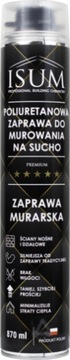 isum КЛЕЙ ПЕННЫЙ РАСТВОР для СУХОЙ кирпичной кладки