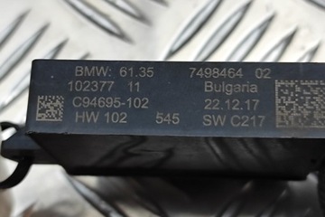 фото thumb №6, Bmw 6 gran туризмо g32 задня кришка багажника модуль керуюча 7498464 61