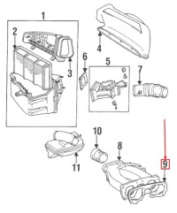 фото thumb №7, Уплотнитель соединитель впускной lexus gs s160 1784946020 17849-46020