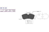 Купить Тормозные колодки перед xsara picasso 99-, фото thumb