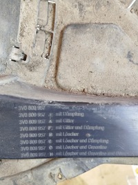 фото thumb №5, Підкрилок лівий перед skoda superb iii 3v 2.0 tdi 3v0809957e адаптер