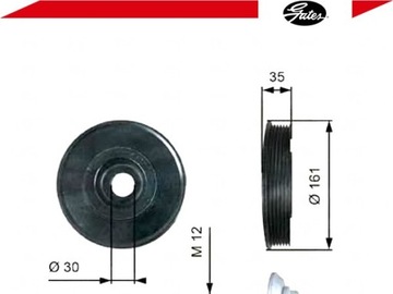 фото thumb №2, Колесо пасове вала ford c-max 1.6 tdci dm2