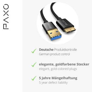 Нейлоновый USB-кабель MICRO USB 3.2 Gen 2 для жесткого диска, 10 Гбит/с, U-кабель
