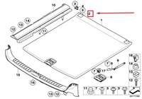 фото thumb №9, Bmw x6 e71 багаж compart. пол carpet hinge 9178590 51479178590
