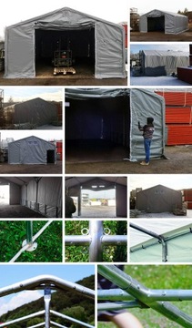 Namioty Budowlane 5x8m [2,5m] Garaże DAS 600 W