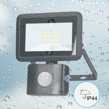 NAŚWIETLACZ LED HALOGEN LAMPA 10W Z CZUJNIK RUCHU