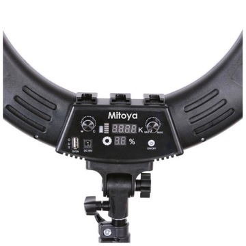 Zestaw Lampa pierścieniowa Mitoya RL-480 II 60W Statyw Uchwyt Telefon Torba