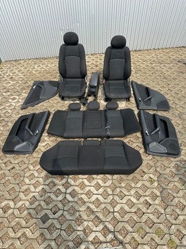 фото thumb №10, Сидіння комплект перед зад обшивки оббивка диван mercedes c w203 sedan om