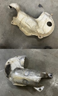 фото thumb №1, Лист защита тепловая фильтра dpf peugeot 508 i 2.0 hdi rxh 4hybrid