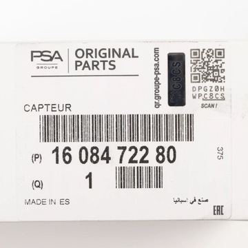 фото thumb №9, Датчик датчик приближения peugeot оригинальный номер 16 084 722 80