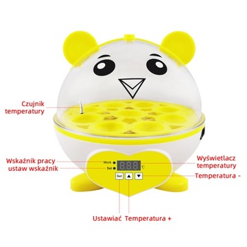 Инкубатор для вывода яиц HT-9, 9 яиц