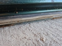 Дверь левый задний  mercedes w123 sedan Оригинал, фото thumb