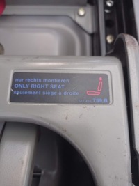 фото thumb №6, Сидіння сидіння дитяче крісло galaxy mk1 7m0883014 2rząd