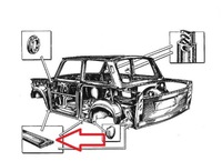 фото thumb №3, Молдинг порог trabant 601 1.1