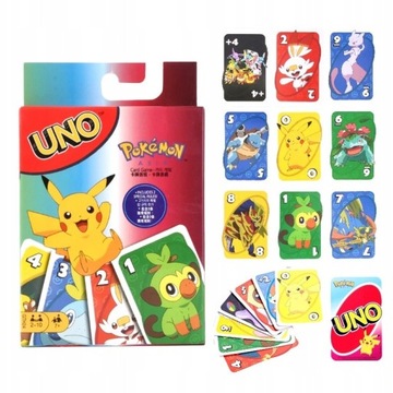 Карточная игра UNO Pokemon 112 семейная