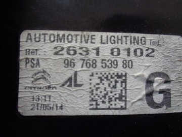фото thumb №13, Citroen c4 picasso ii grand лампа задняя зад левая
