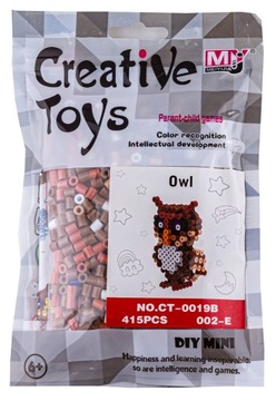 PRASOWANKA Koraliki Do Prasowania SOWA SÓWECZKA 3D