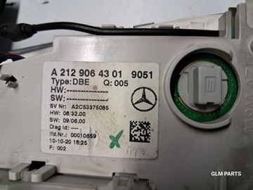 фото thumb №8, Mercedes w212 освещение кабины лампа потолок a2129064301