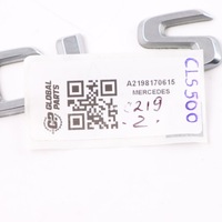 фото thumb №12, Mercedes c216 c219 m113 m273 надпись эмблема багажника cls500 a2198170615