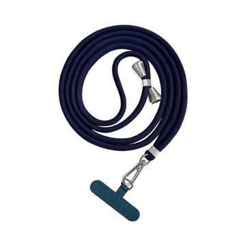 Темно-синий ремешок для телефона через плечо Safety Tether