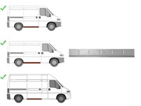 фото thumb №1, Порог ремкомплект порог /wewnątrz; długo pft760015vn