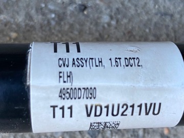 фото thumb №9, Kia sportage iv полуось перед 1.6 t-gdi правая левая 49500-d7090 49501-d7030