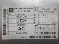 фото thumb №6, Opel astra h 1.9cdti радио cd 13251054